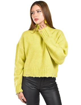 Suéter Roman Fashion cuello alto para mujer