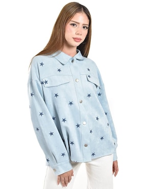 Blusa Roman Fashion manga larga para mujer