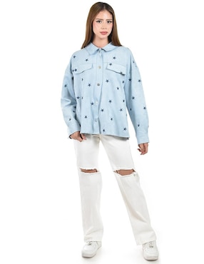Blusa Roman Fashion manga larga para mujer