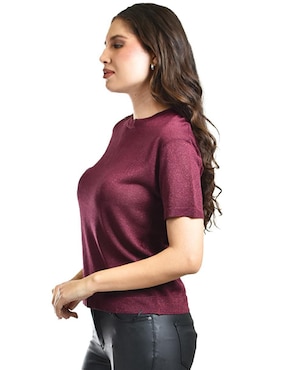 Blusa Roman Fashion manga corta para mujer