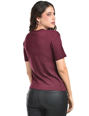 Blusa Roman Fashion manga corta para mujer