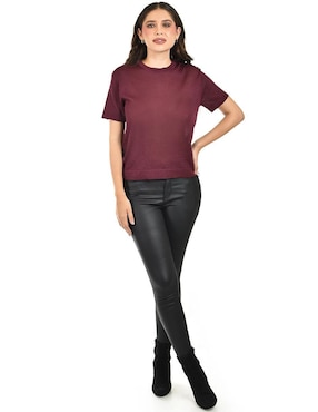 Blusa Roman Fashion manga corta para mujer
