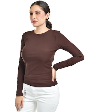 Blusa Roman Fashion manga larga para mujer