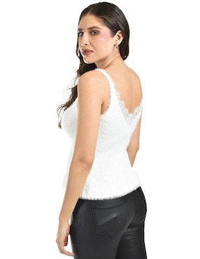 Blusa Roman Fashion sin manga para mujer