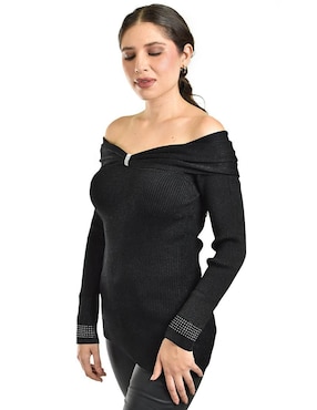Blusa Roman Fashion manga larga para mujer
