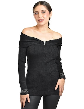 Blusa Roman Fashion manga larga para mujer