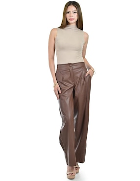 Pantalón de vestir Roman Fashion wide leg para mujer