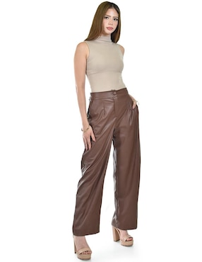 Pantalón de vestir Roman Fashion wide leg para mujer