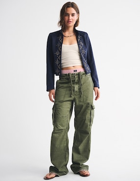 Saco casual Abercrombie & Fitch para mujer