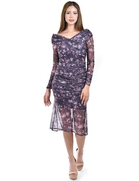 Vestido midi casual Roman Fashion para mujer