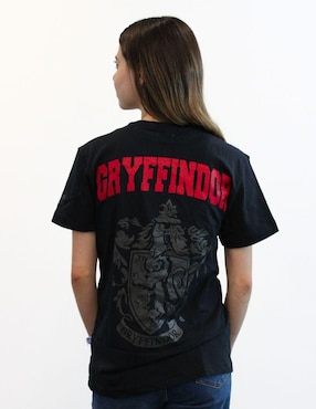 Playera manga corta Tec de Monterrey Gryffindor cuello redondo para mujer