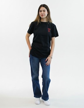 Playera manga corta Tec de Monterrey Gryffindor cuello redondo para mujer