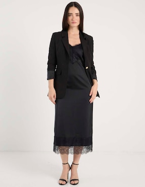 Vestido largo casual Map para mujer