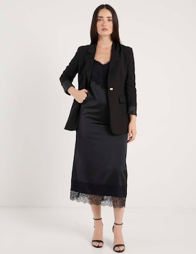 Vestido largo casual Map para mujer