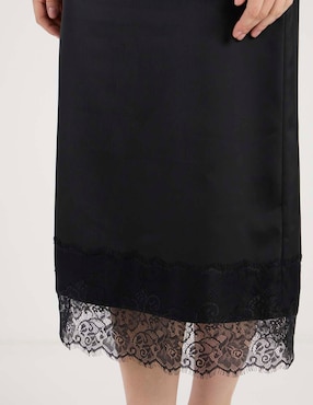 Vestido largo casual Map para mujer