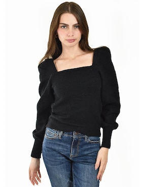 Suéter Roman Fashion cuello cuadrado para mujer