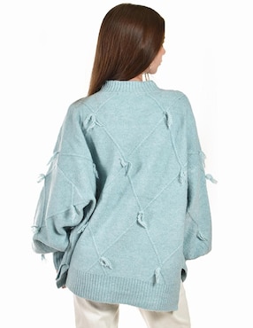 Suéter Roman Fashion cuello redondo para mujer