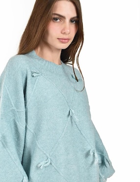 Suéter Roman Fashion cuello redondo para mujer