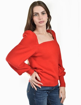 Suéter Roman Fashion cuello cuadrado para mujer