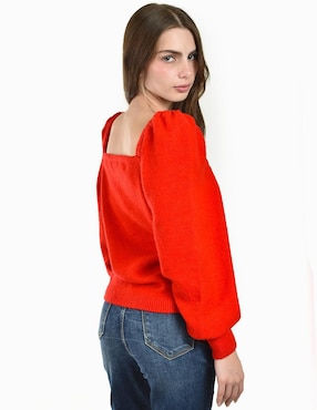 Suéter Roman Fashion cuello cuadrado para mujer