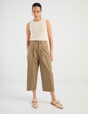 Pantalón Petite Studio amplio para mujer