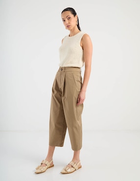Pantalón Petite Studio amplio para mujer