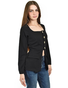 Blusa Roman Fashion manga larga para mujer