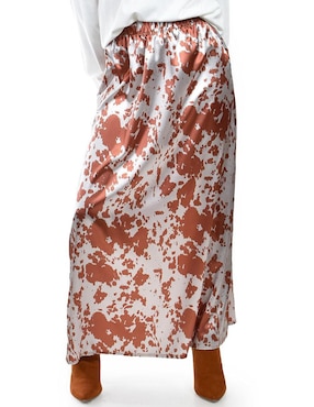 Falda larga Roman Fashion cintura alta