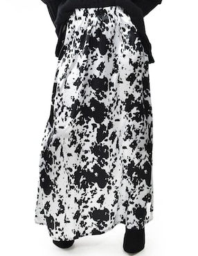 Falda larga Roman Fashion cintura alta