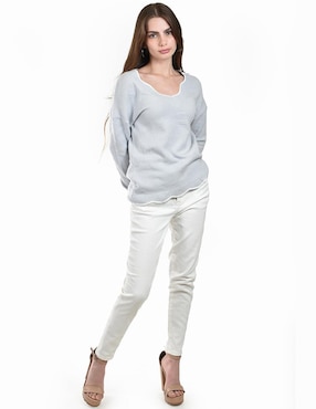 Suéter Roman Fashion cuello redondo para mujer