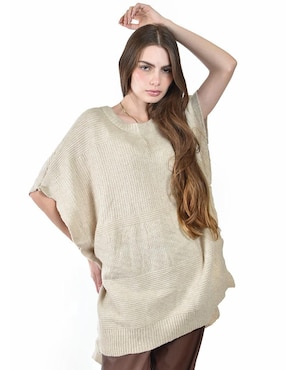 Suéter Roman Fashion cuello redondo para mujer