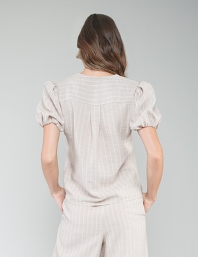 Blusa Parallel manga corta para mujer