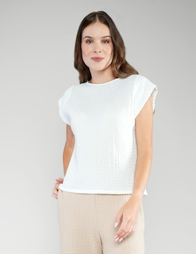 Blusa Parallel manga corta para mujer