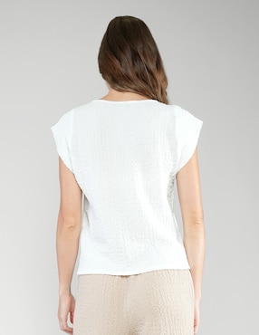 Blusa Parallel manga corta para mujer