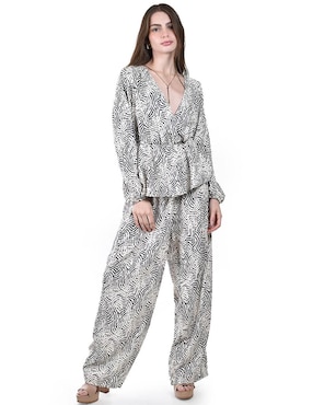 Conjunto formal Roman Fashion para mujer 2 piezas