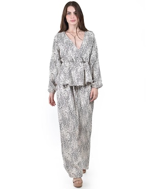 Conjunto formal Roman Fashion para mujer 2 piezas
