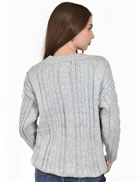 Suéter Roman Fashion cuello redondo para mujer