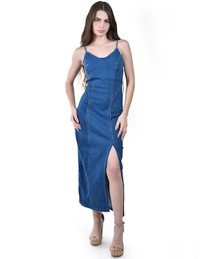 Vestido midi casual Roman Fashion para mujer