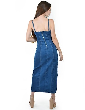 Vestido midi casual Roman Fashion para mujer
