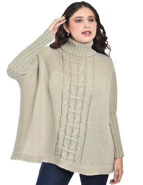 Suéter Roman Fashion cuello tortuga para mujer