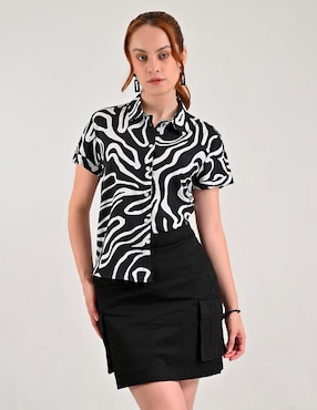 Blusa Supply manga corta para mujer