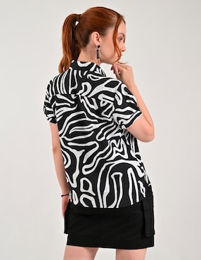 Blusa Supply manga corta para mujer