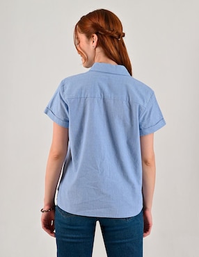 Blusa Supply manga corta para mujer
