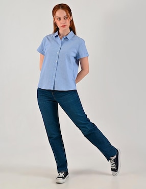Blusa Supply manga corta para mujer