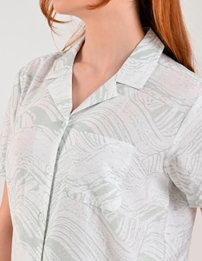 Blusa Supply manga corta para mujer