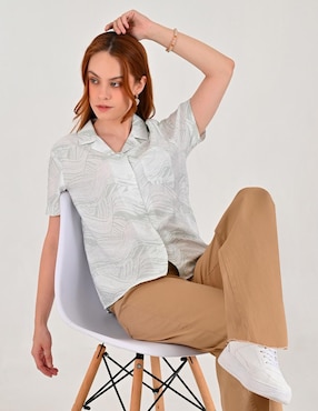 Blusa Supply manga corta para mujer