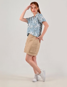 Blusa Supply manga corta para mujer
