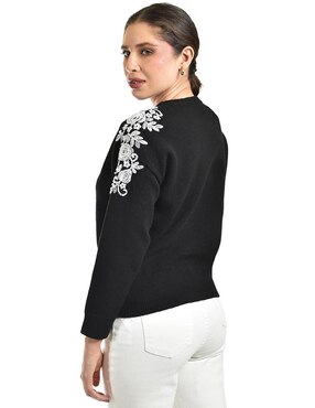 Suéter Roman Fashion cuello redondo para mujer