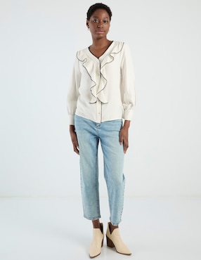 Blusa Petite Studio manga larga para mujer