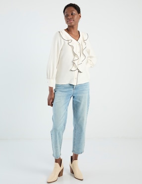 Blusa Petite Studio manga larga para mujer